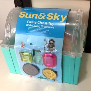NEW Sun & Sky pirate chest toy with diving treasures. Ages 3+